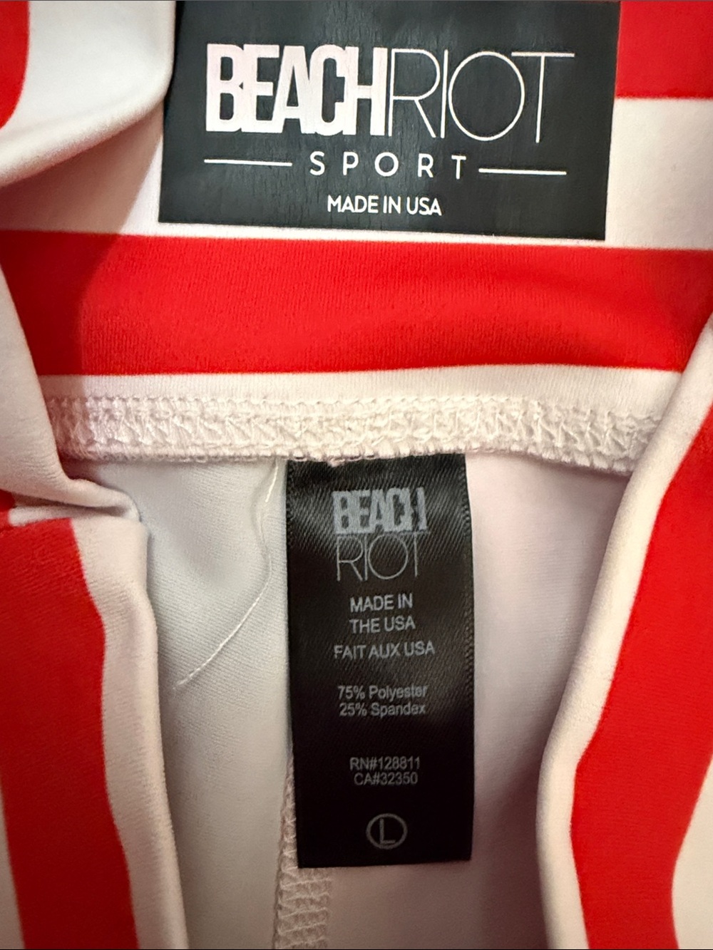 Bike Shorts Patriotic Star & Stripe - Red, White & Blue - Picture 2 of 6